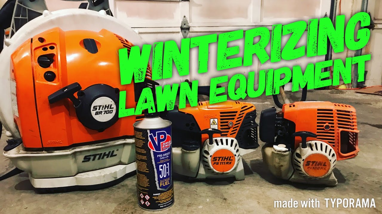 HOW TO Winterize Lawn Equipment [Winterize & Store Trimmers/Blowers]