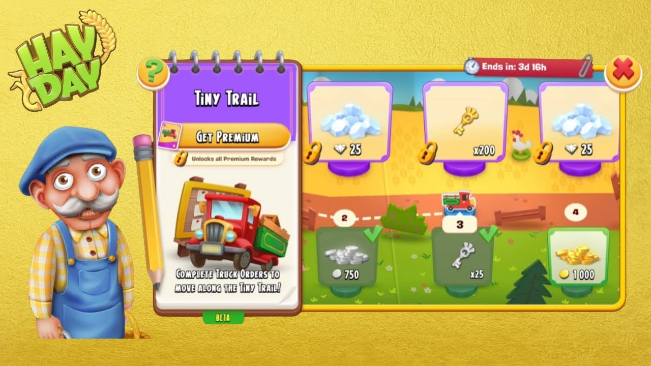 Hay Day New Beta &ndash; Tiny Trail Event Gameplay | Hay Day 2025 Update