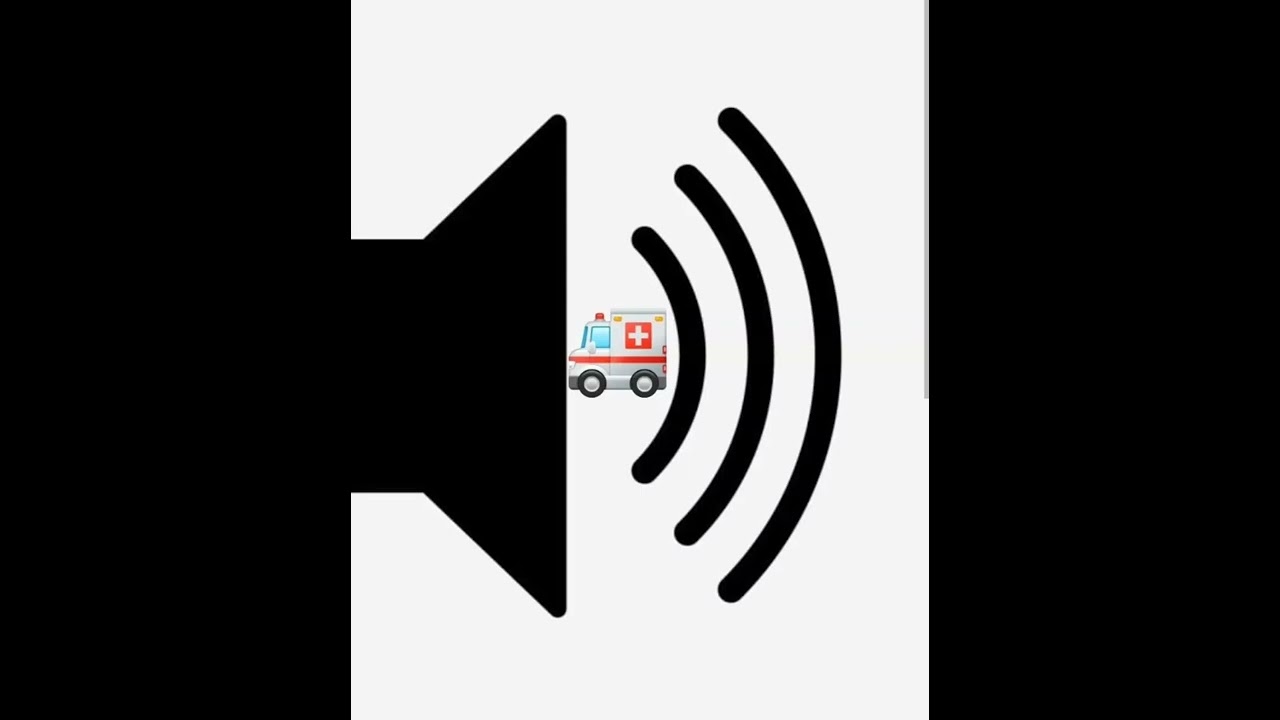 Efeito sonoro ambul&acirc;ncia