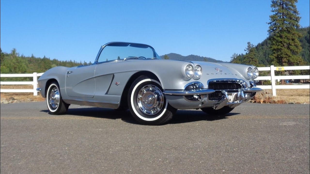 Chevrolet Corvette Roadster 1962 года выпуска, 327 CI, 340 л.с., 4-ступенчатая коробка передач, с...