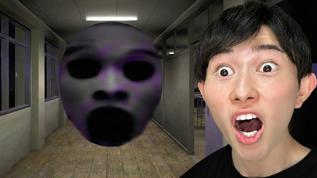 巨大な顔に襲われながら夜の学校を警備するホラーゲームが怖すぎる【学校警備】