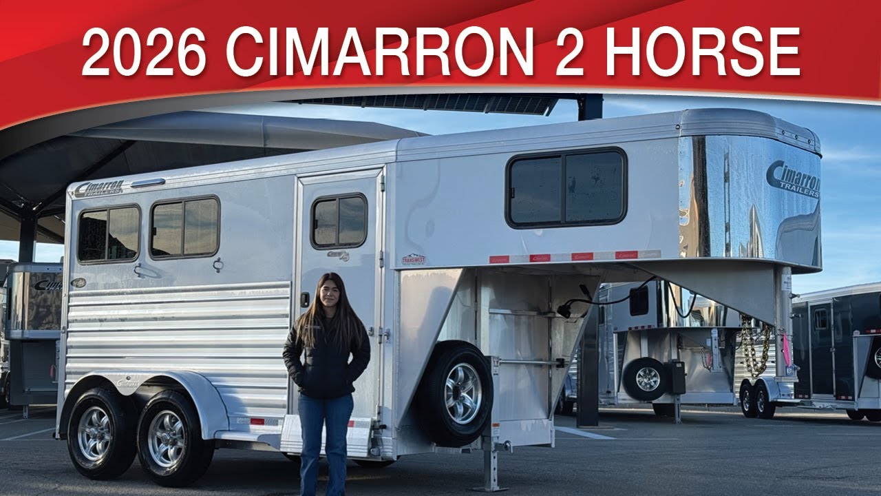 2026 Cimarron Norstar 2 Horse Gooseneck The Most Maneuverable Trailer