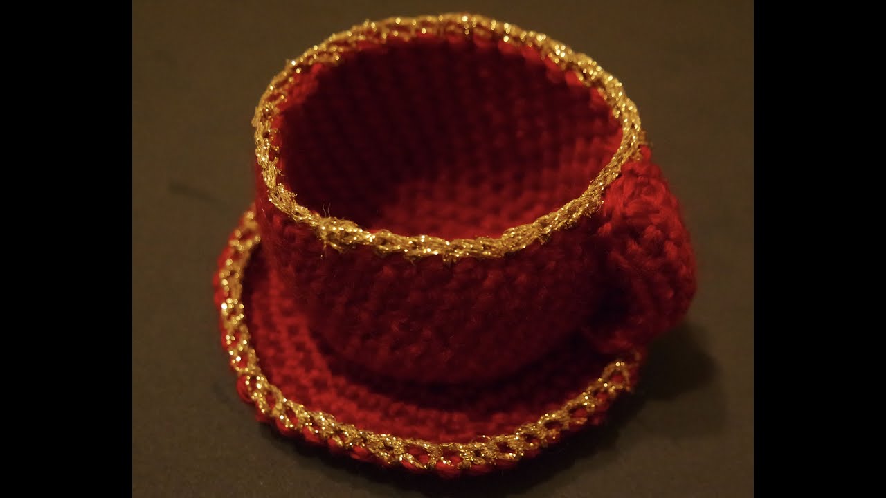 Tazzina all'uncinetto| crochet mug |