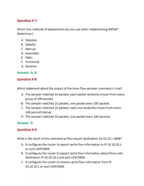 300-101 Past Papers