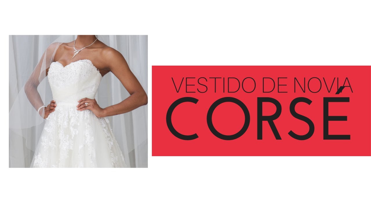Patrón de corsé para vestido de novia, 15 años y gala.