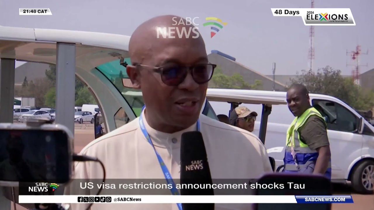 Parks Tau shocked by latest US visa restrictions