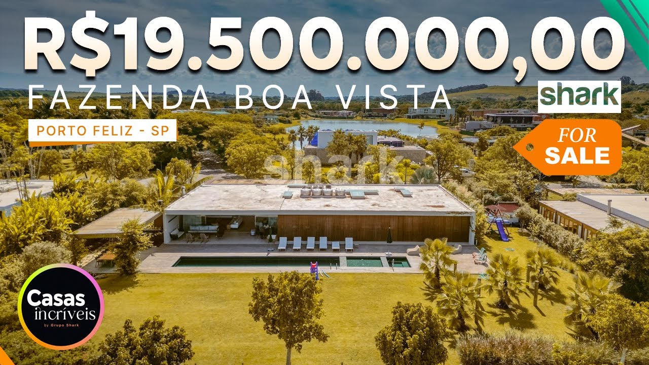 CASA À VENDA FAZENDA BOA VISTA | R$19.500.000,00 | 5 SUÍTES