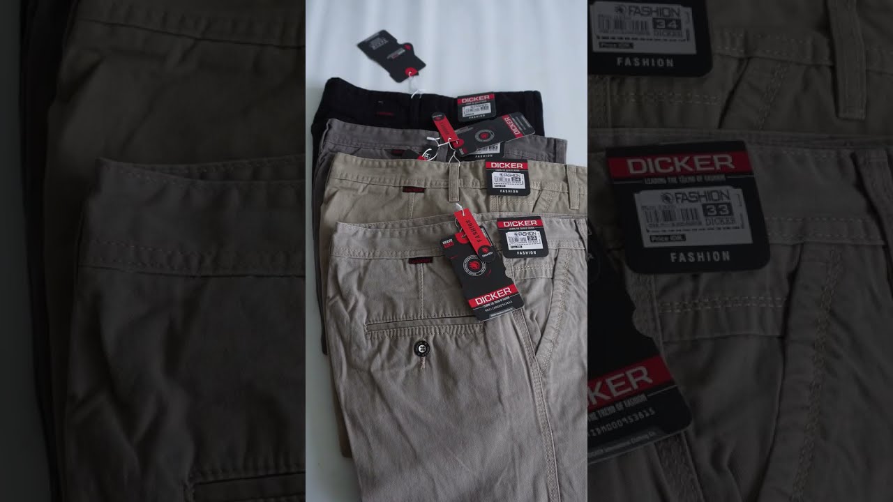 Celana Pendek Chino Dicker (Non Stretch)