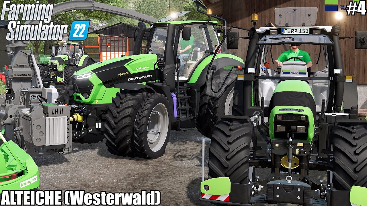 HARVESTING CORN SILAGE W/ DEUTZ FAHR 9340 TTV Warrior │ALTEICHE (Westerwald) │FS 22│4