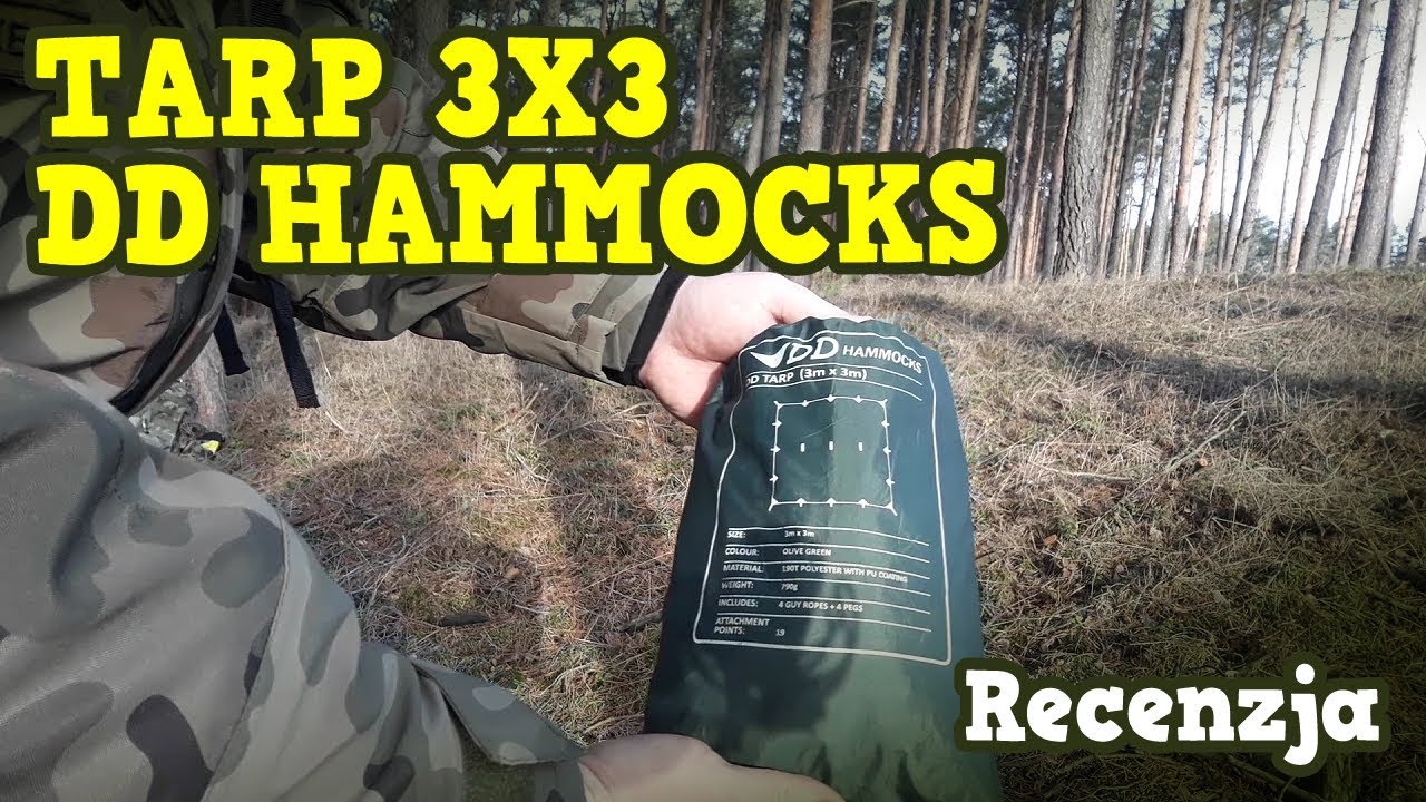 TARP DD HAMMOCKS/RECENZJA PO ROKU UŻYWANIA/BUSHCRAFT/OUTDOOR