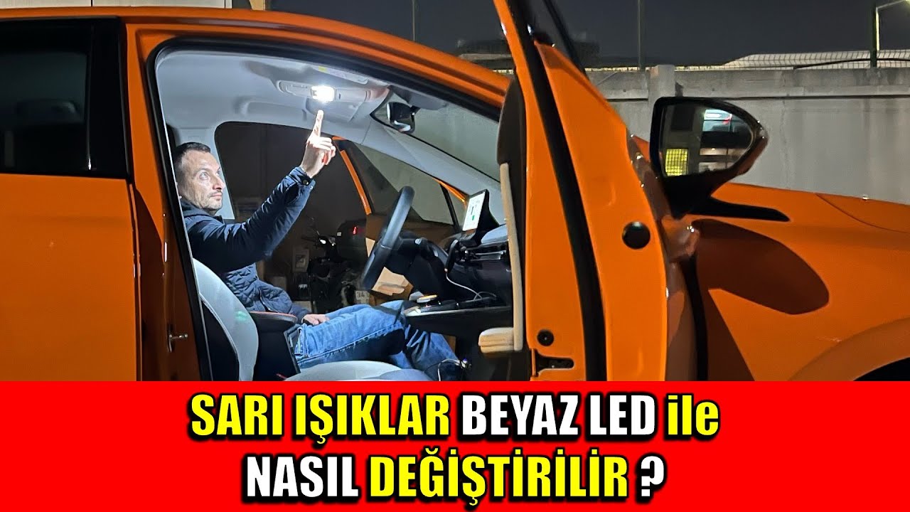MG4 Elektrikli Araba BEYAZ LED Okuma Lambası Değişimi