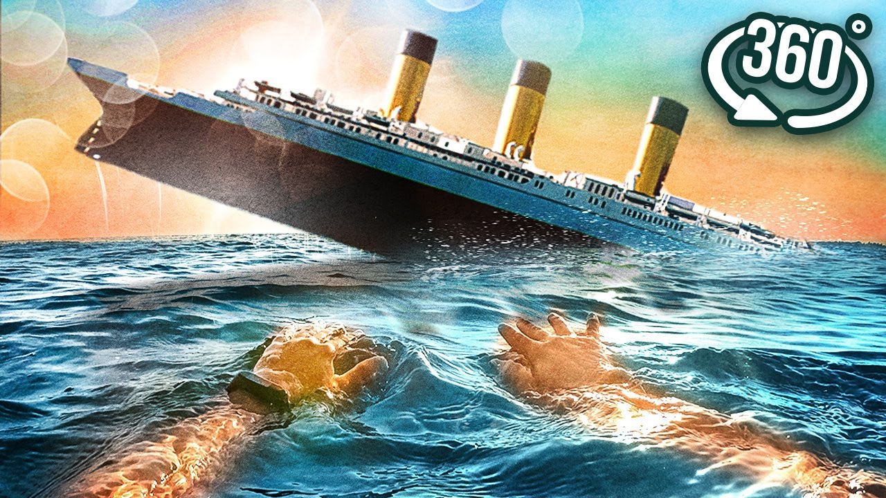 360° TITANIC SINKING - Inside the Titanic In Real Time VR 360 Video