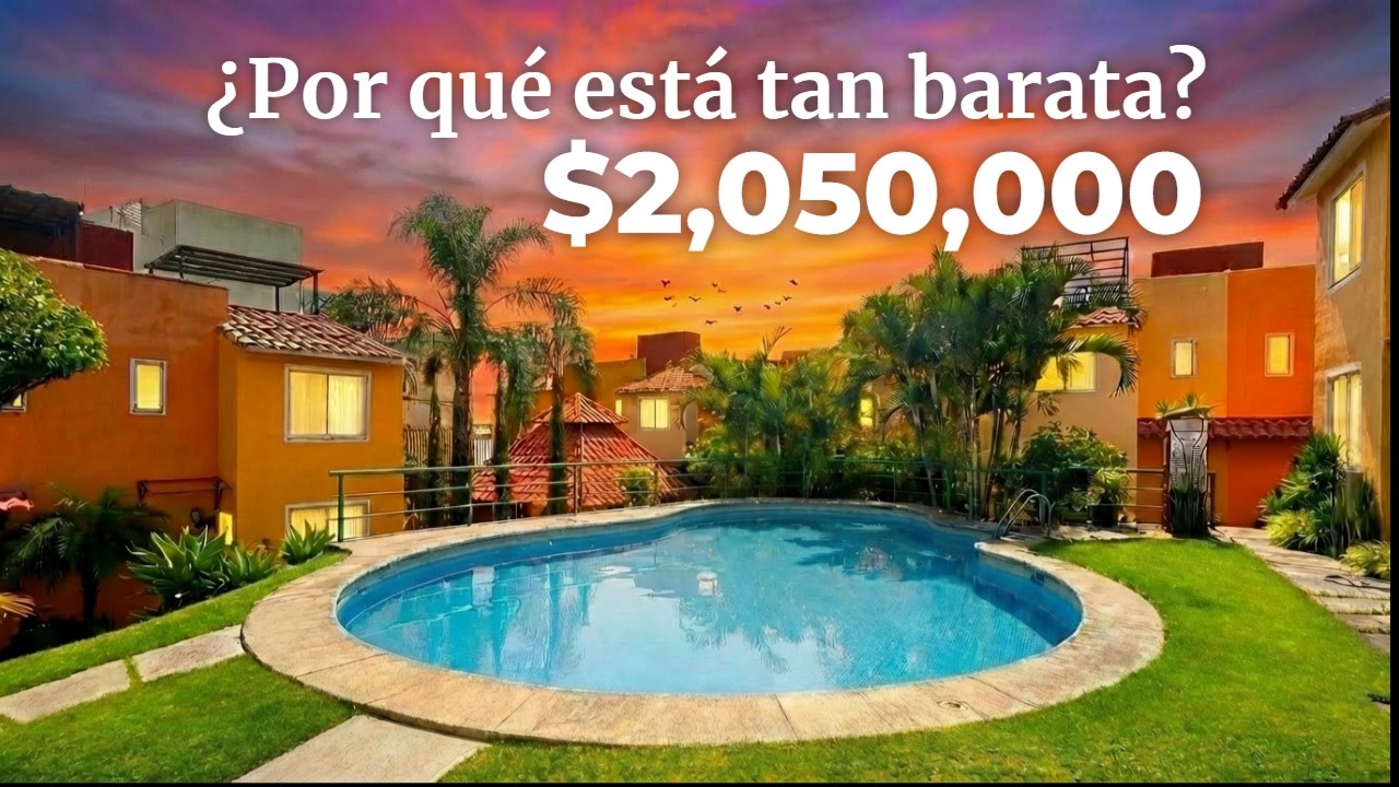 💰 Casa en Cuernavaca por $2,050,000 en Lomas de Tzompantle | Con jardín, alberca y vigilancia