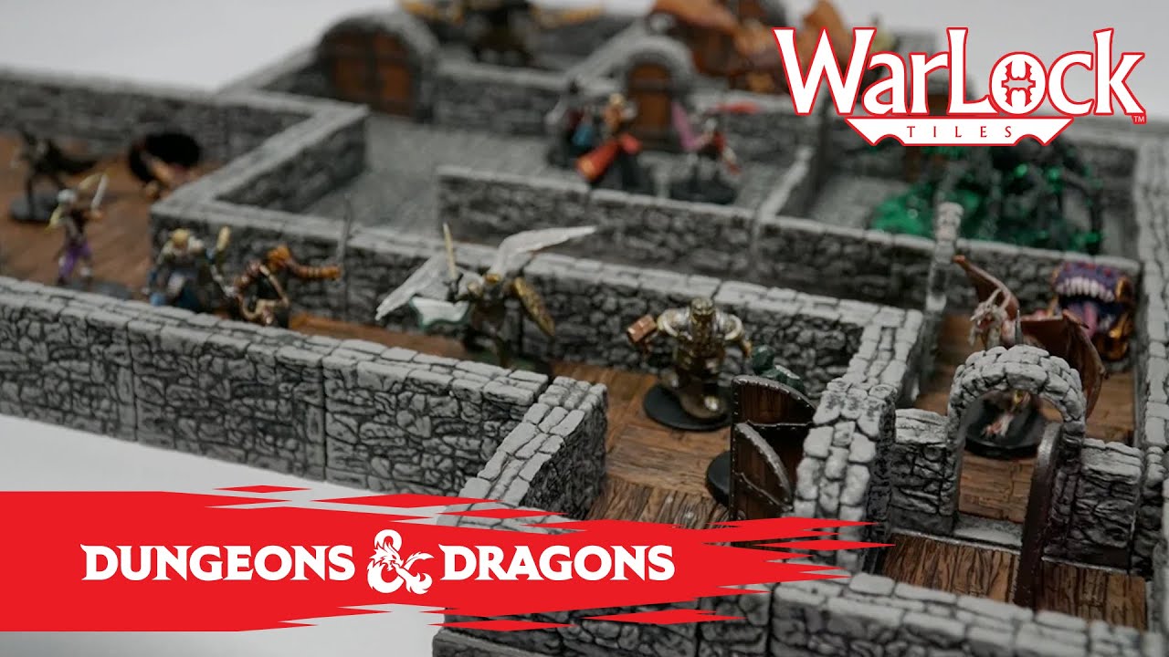 WarLock Tiles: Dungeon Tiles 1 Review | 3D Dungeons & Dragon Maps