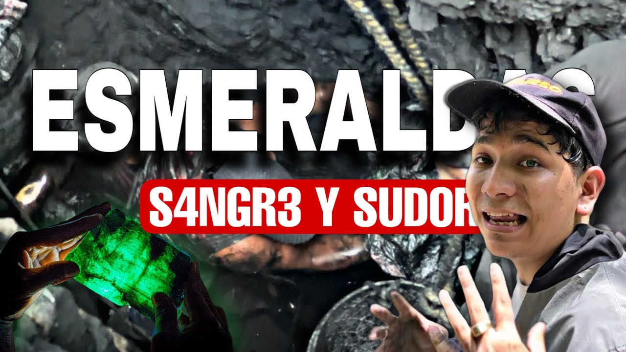 Así TRABAJAN  los Mineros para ENCONTRAR las valiosas ESMERALDAS⛏️ | Muzo Boyacá | Nilexon Olarte