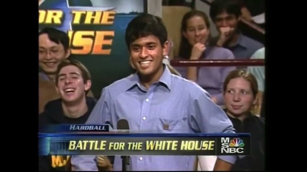 18 Year Old Vivek Ramaswamy Asks Tough Question to Presidential Candidate (2004)