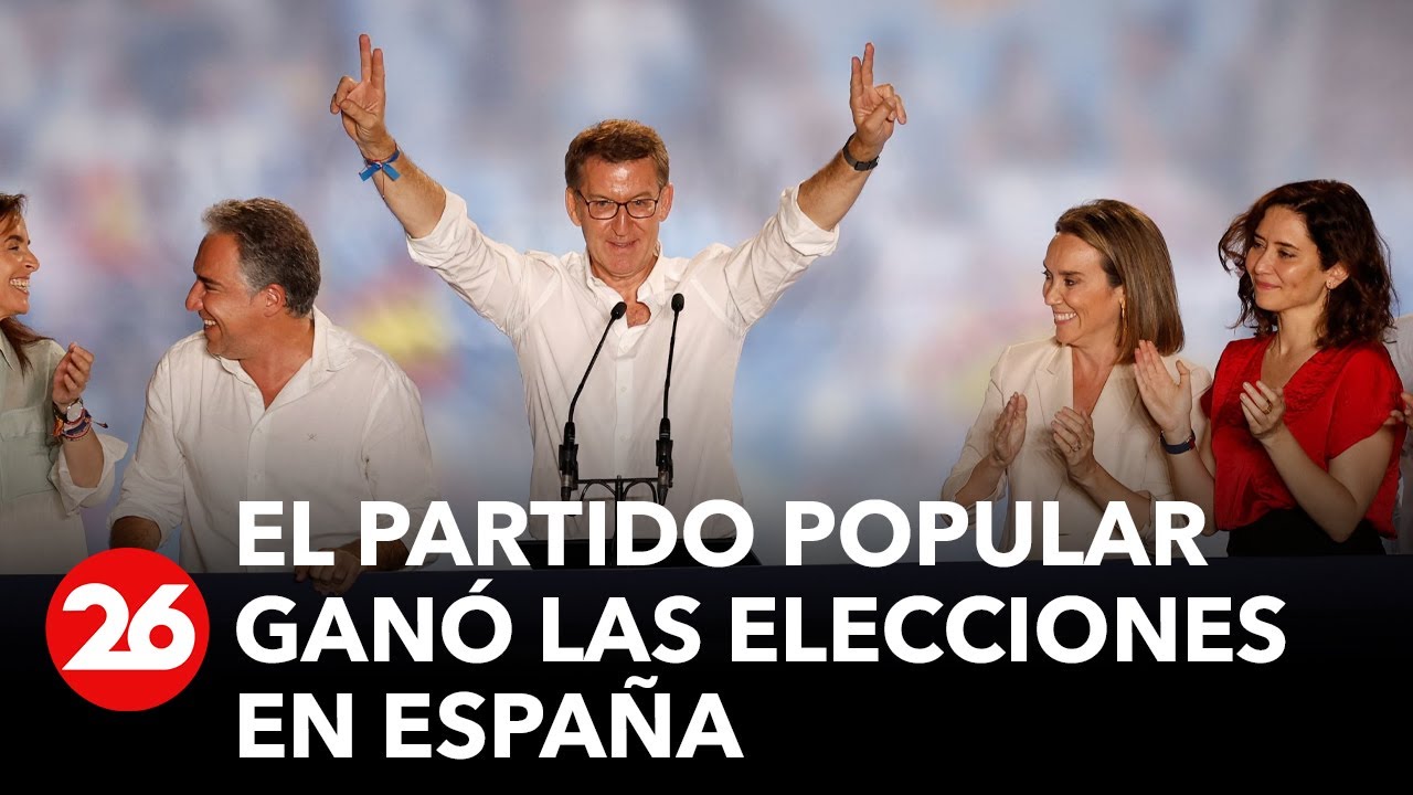 El conservador Partido Popular ganó las elecciones en España