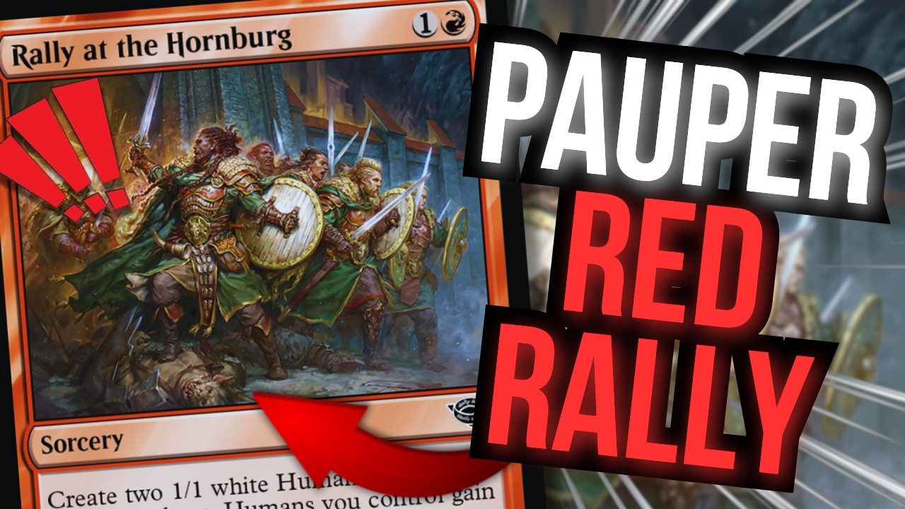 PAUPER MONO-RED RALLY 🔥 | MTGO Gameplay & Sideboard Guide | MTG Pauper