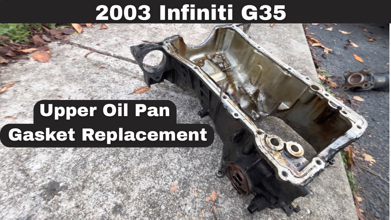 Замена прокладки верхнего поддона картера для Infiniti G35 2003-2007 годов выпуска.