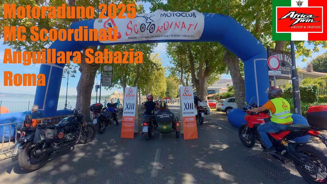 Viaggi in moto: Motoraduno MC Scoordinati - Anguillara Sabazia - Roma #motoraduno #harleydavidson