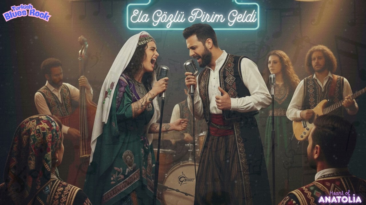 Ela G&ouml;zl&uuml; Pirim Geldi - Turkish Anatolian Psychedelic Blues Rock