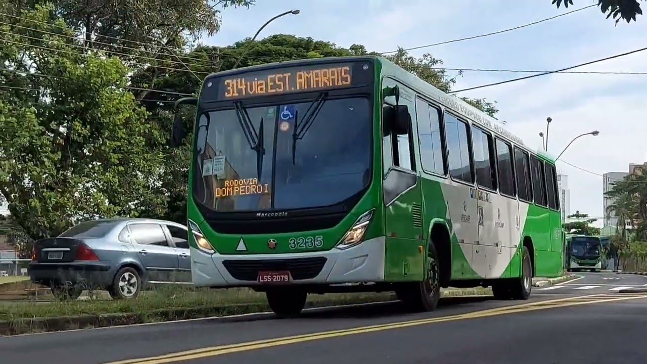 Movimentaçao De Onibus no Terminal Barao Geraldo  Area 3 verde