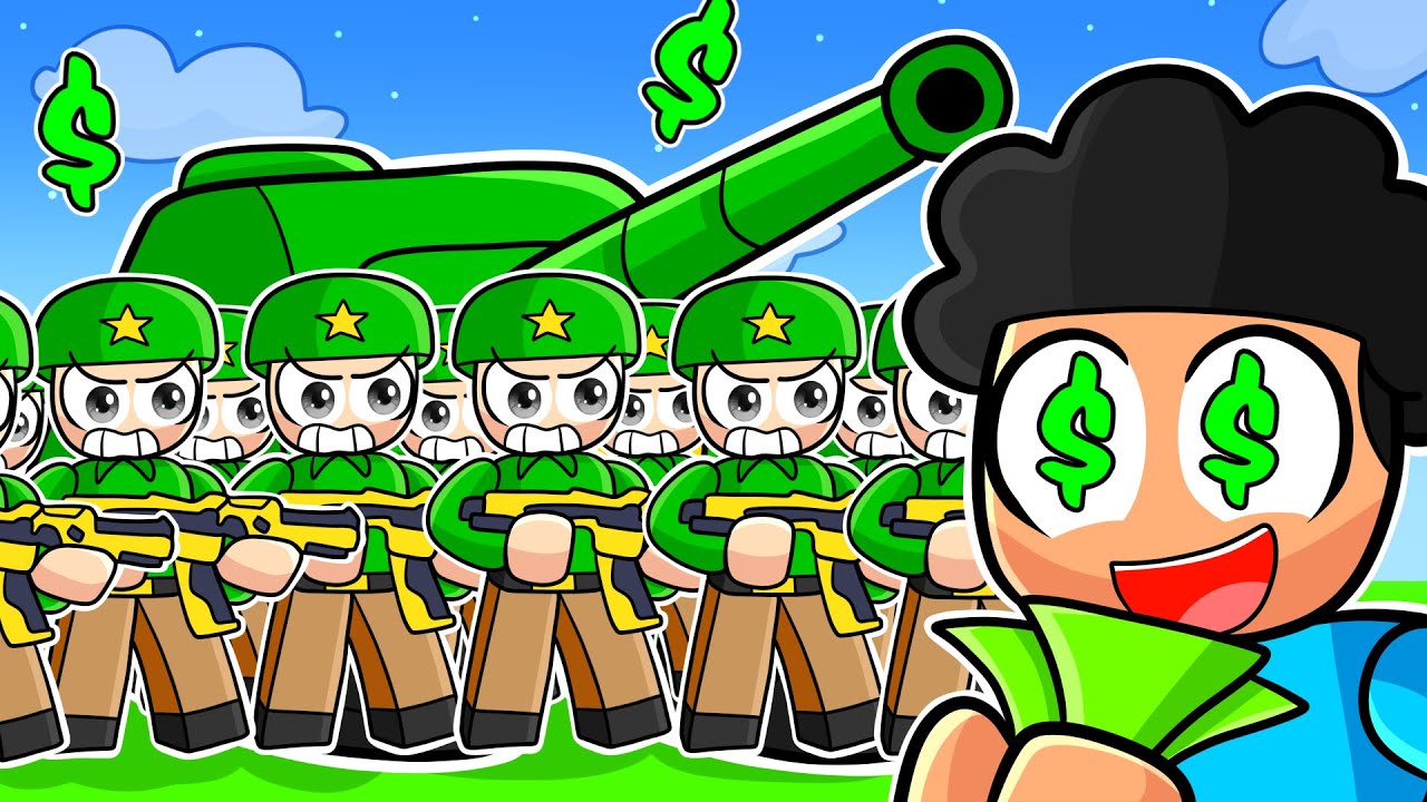 Usei ROBUX INFINITO para DEFENDER minha BASE no Roblox