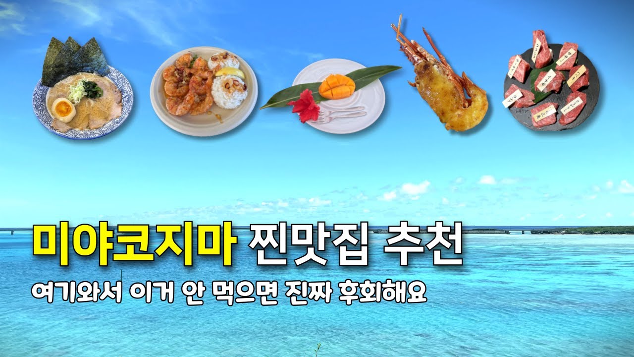 미야코지마 최신 찐맛집 추천 | 안가면 후회할 현지인 추천 맛집 포함 10곳 추천 | 일본 미야코지마 여행 | Miyakojima