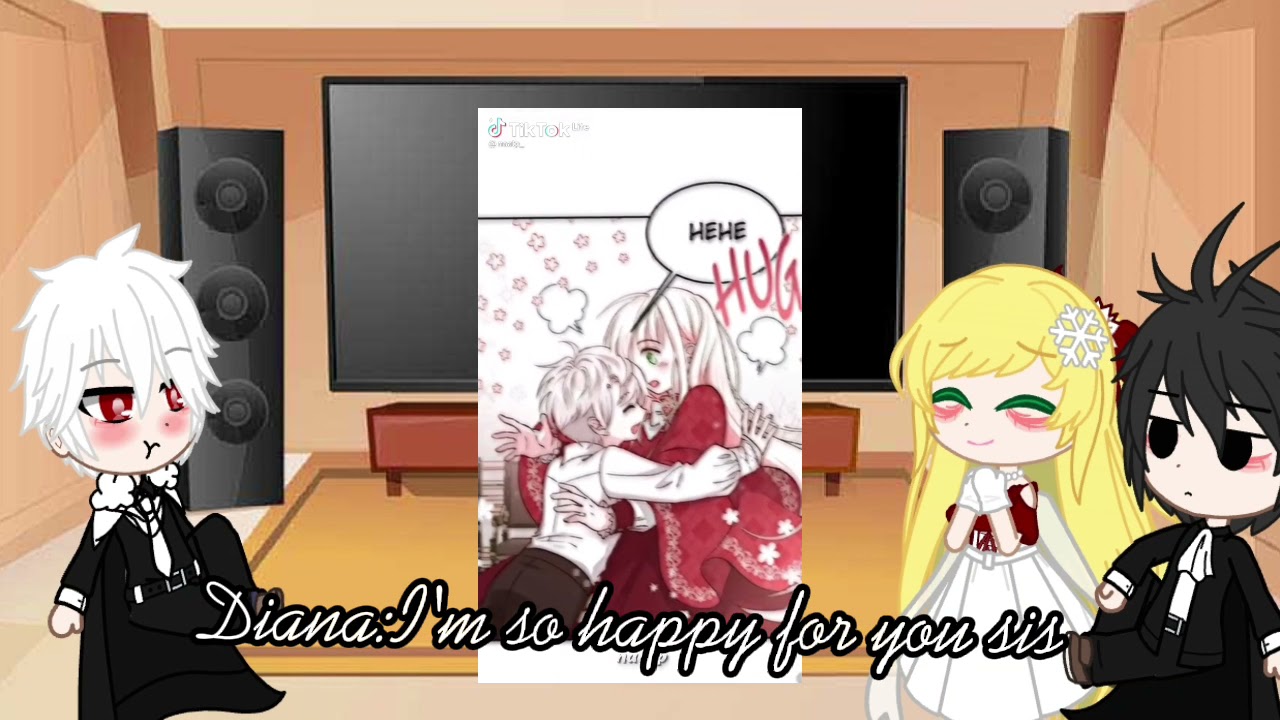 I became the wife of the monstrous crown prince (novel) react to ??? gacha club First video ❤