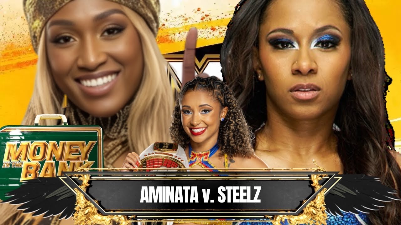 Queen Aminata vs Tasha Steelz - Kelani Jordan ringside | NXT