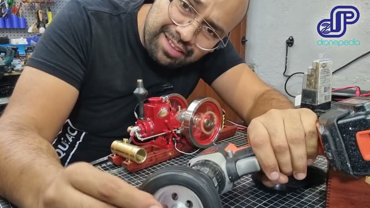 Cómo cambiar velocidades sin una caja de cambios RETROL HM-01 7cc Parte 2 #stirlingkit |DRONEPEDIA