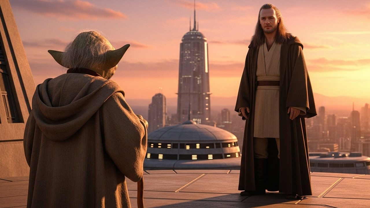 Qui Gon's Final LESSON to Yoda