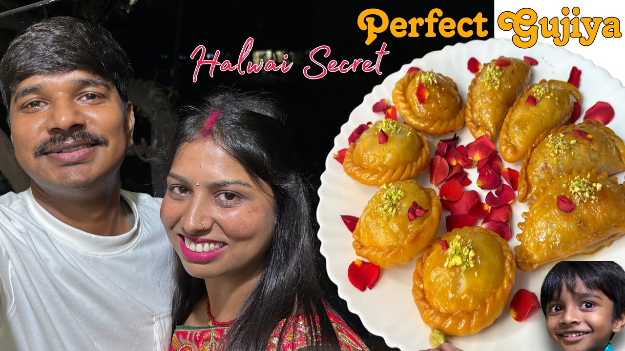 Bina Fate Sabse Karari Gujiya 😍 | Halwai jaisi Trick #gujiya #dailyvlog #youtubefamily 