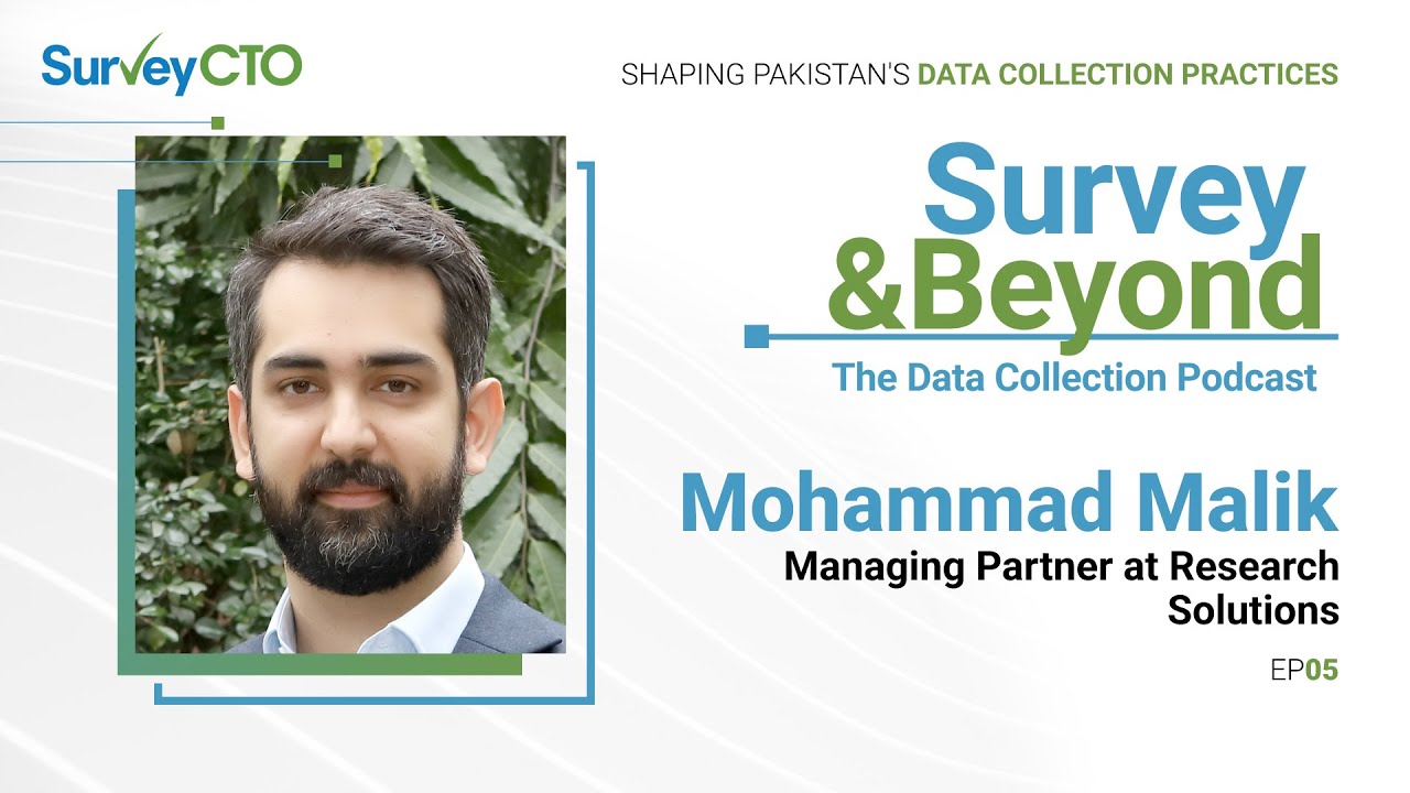 Shaping Pakistan's Data Collection Practices with Mohammad Malik