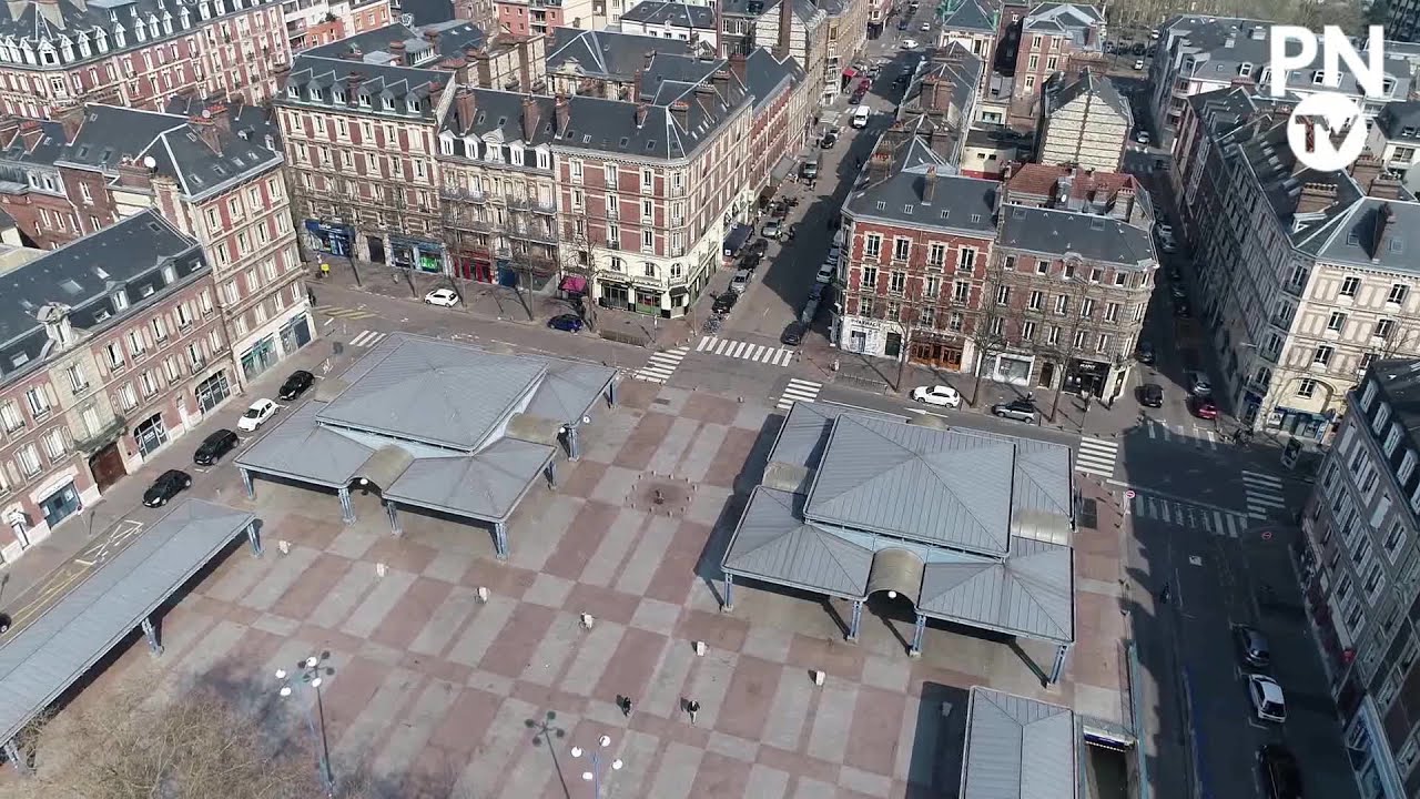 Rouen sans le marché Saint-Marc