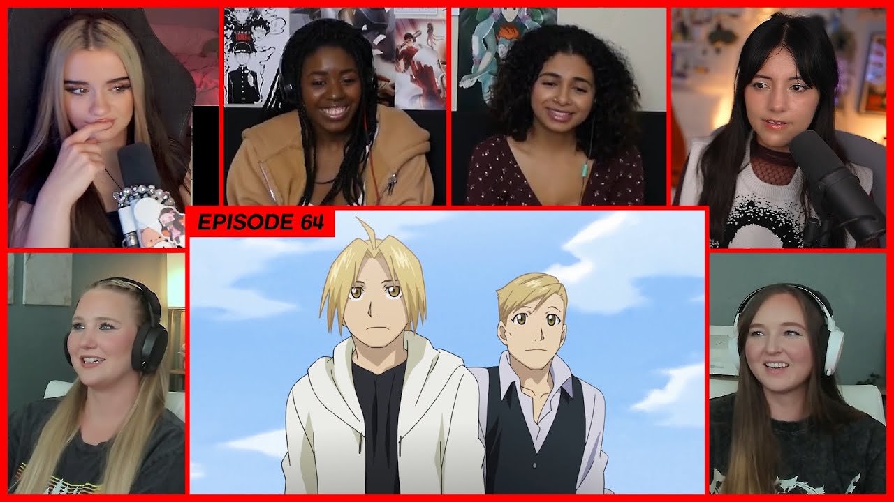 [GIRLS REACT] Fullmetal Alchemist Brotherhood Finale | FMAB Ep 64 Girl Reaction Mashup