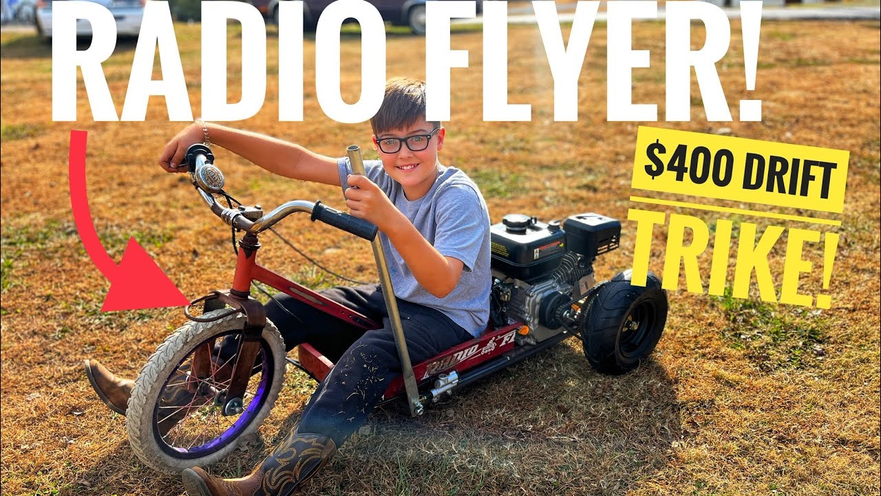 Cheap Drift Trike Build! We turn a Radio Flyer Wagon into a budget drift trike for $400!