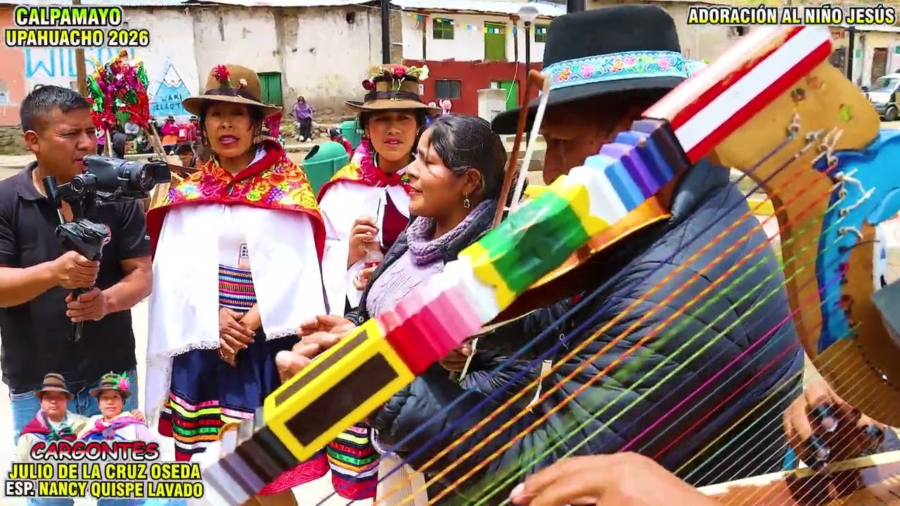 JARANA EN EL PUEBLO DE CALPAMAYO UPAHUACHO (LUISTO CORAZON DE SUCRE Y GEGORIO)