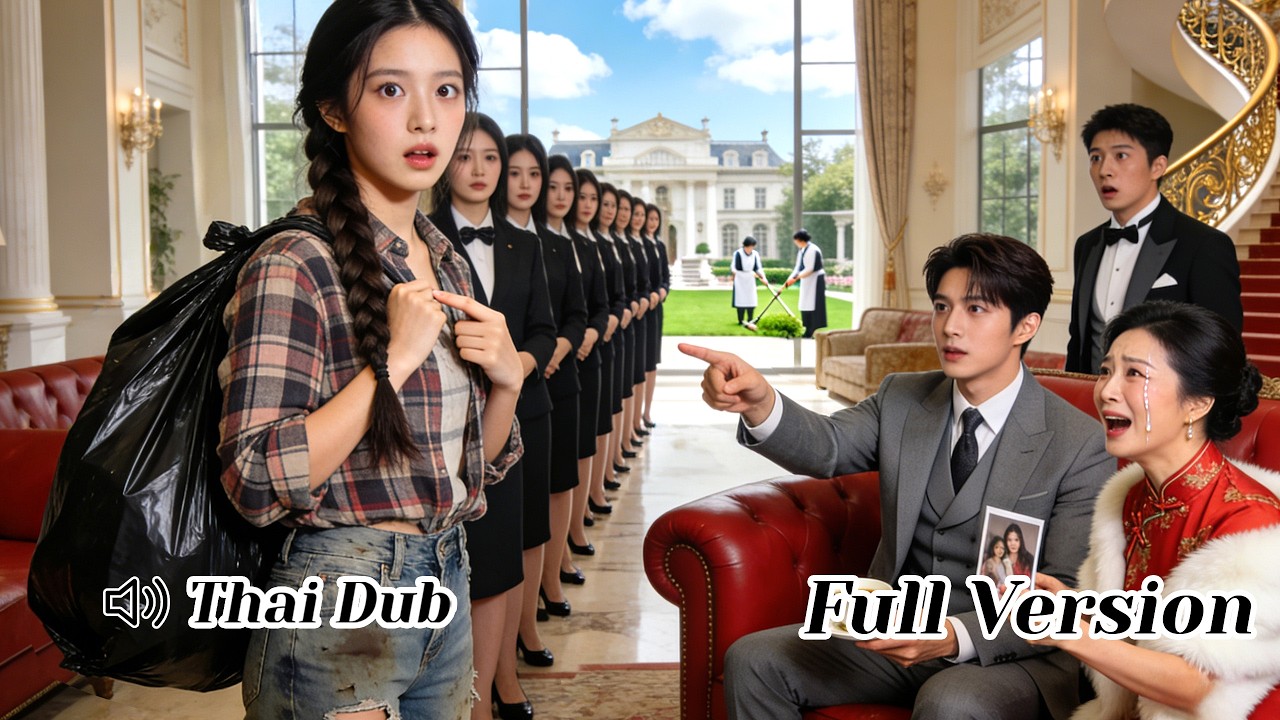 หญิงน่าสงสารถูกครอบครัวทิ้ง ไปสมัครเป็นแม่บ้านบ้าน CEO แต่ช็อก! หน้าเหมือนคุณนายคฤหาสน์#drama