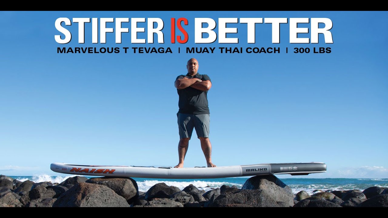 The Naish Inflatable SUP Stiffness Rating Explained