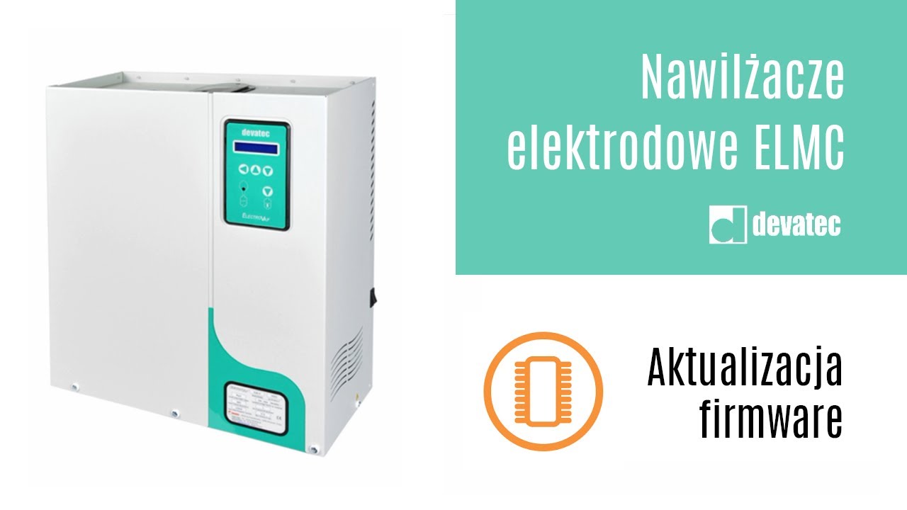 Nawilżacze powietrza Devatec ELMC - aktualizacja firmware
