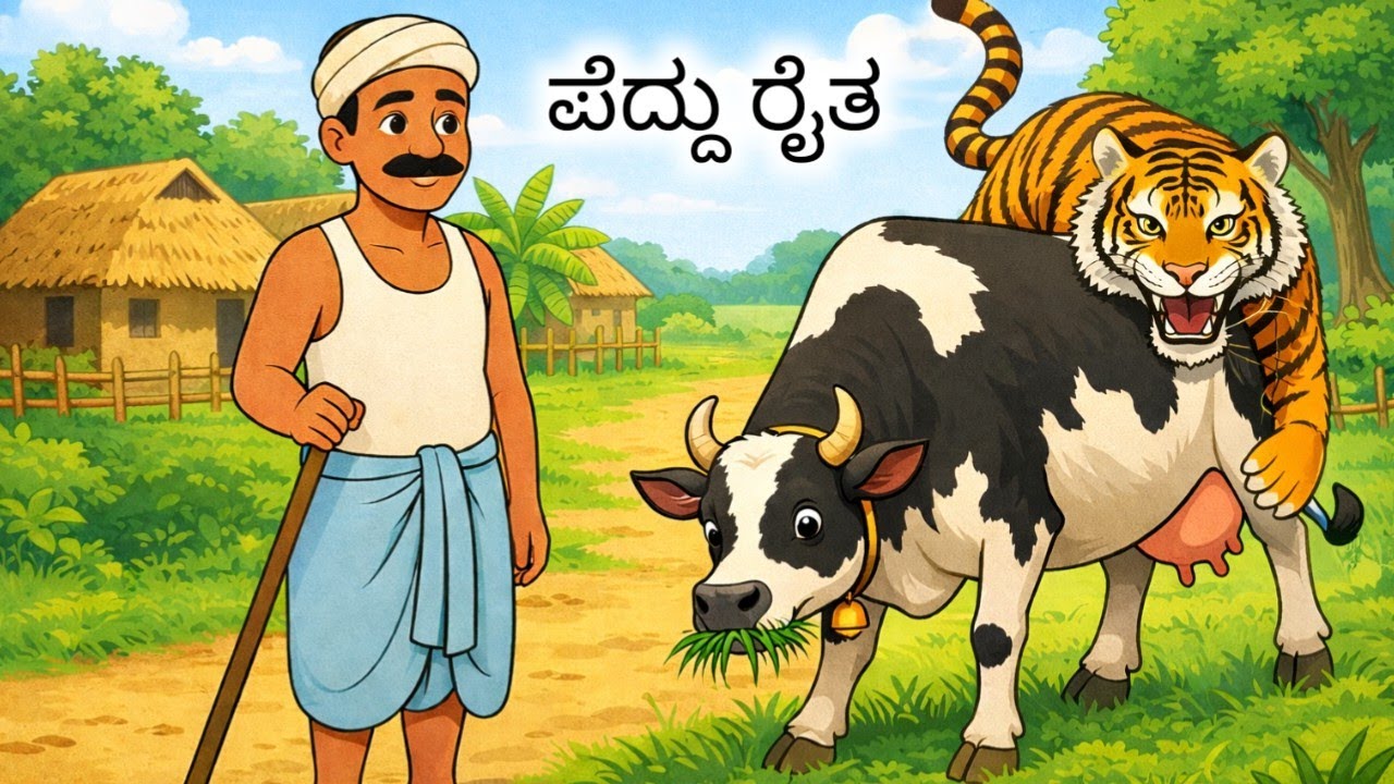 ಪೆದ್ದು ರೈತ || peddu raita | kannada moral story|| kannada kathegalu | ಕನ್ನಡ ನೀತಿ ಕಥೆ#storykannada