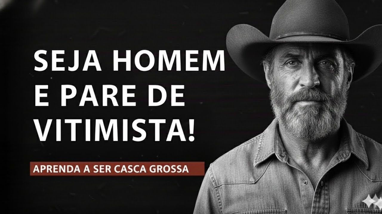 SEJA HOMEM E PARE DE VITIMISMO - Vira CASCA GROSSA!
