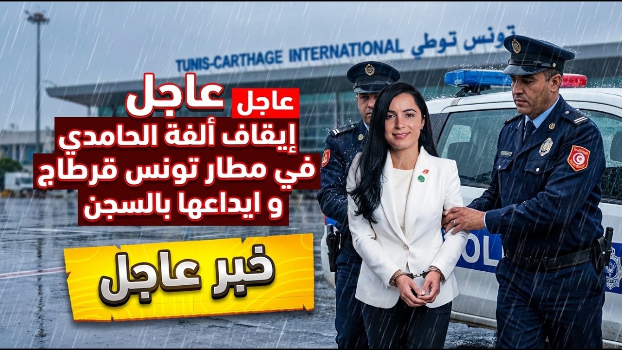 عاجل 🚨 إيقاف ألفة الحامدي في مطار تونس قرطاج وإيداعها السجن أخر تطورات قضية روضة الأطفال في حي النصر
