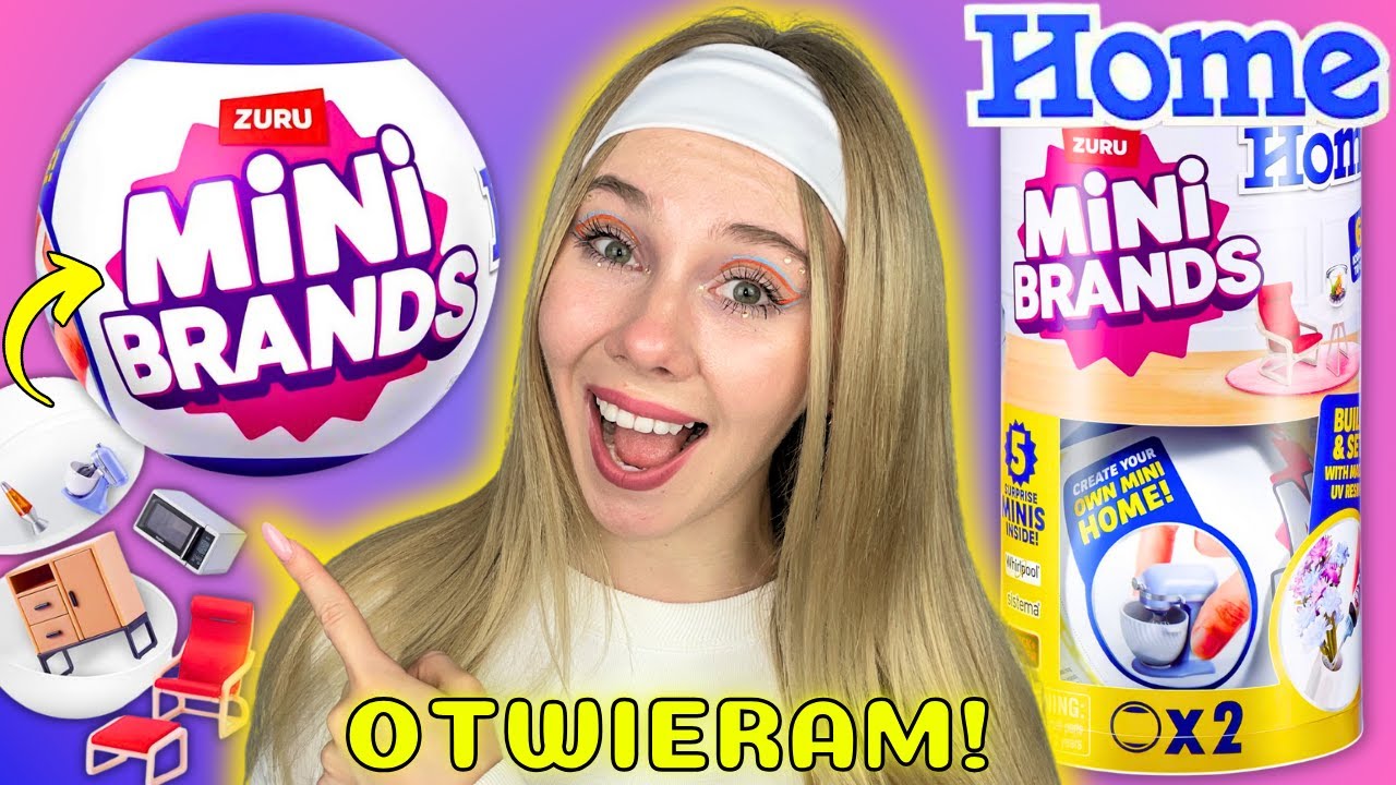 OTWIERAM MINI BRANDS HOME 🏠 🪑| DOM | HOME | ZURU | Mini Brands | Pattje