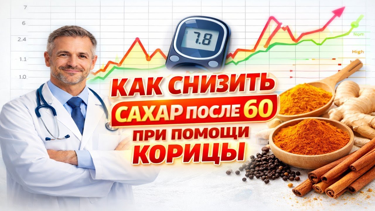 После 60 лет: эта специя помогает держать сахар под контролем