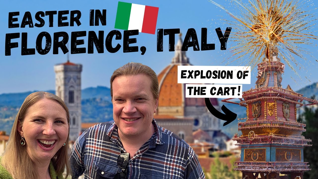 EASTER in FLORENCE, ITALY 🇮🇹 Epic Explosion of the Cart (Scoppio Del Carro)