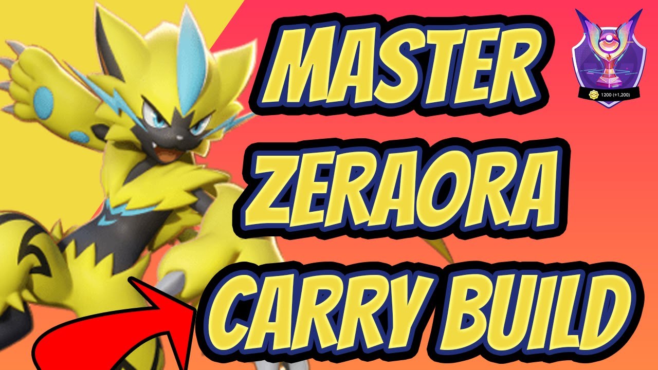 Master Rank Zeraora Guide - Pokemon UNITE Zeraora Build