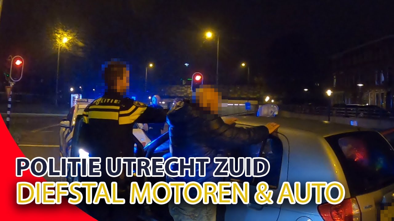 Politie Utrecht Zuid | Achtervolging | Gestolen motoren | Bezit gestolen auto