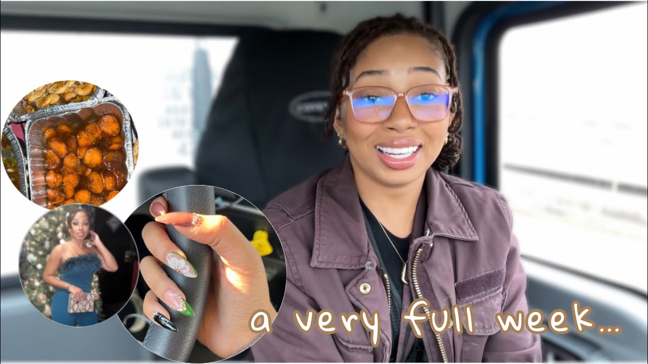 Trucking VLOG: Birthday Makeover | 9 to 5 things | Cooking thanksgiving dinner | Parent's Bday etc.